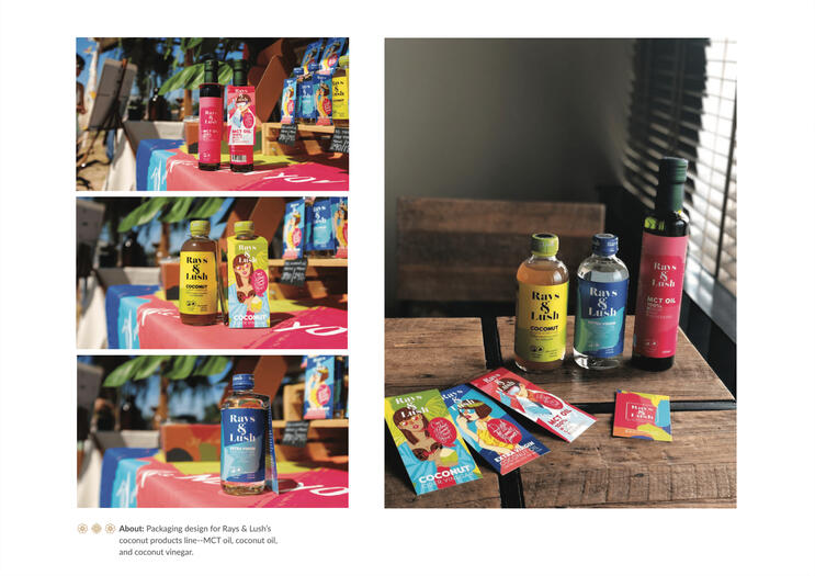 Rays & Lush Packaging Design