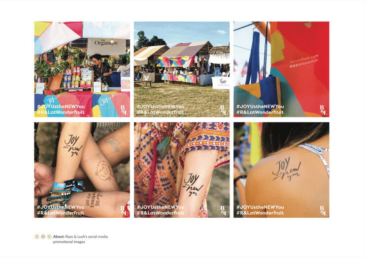 Rays & Lush Marketing Photography